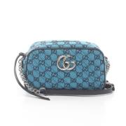 Gucci Vintage Pre-owned Canvas gucci-vskor Blue, Dam