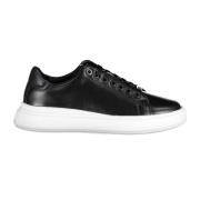 Calvin Klein Sportiga svarta dam sneakers med kontrastdetaljer Black, ...