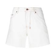 Ksubi Vita Bomulls Racer Shorts White, Dam