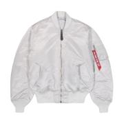 Alpha Industries Pastel Grey Ma-1 Bomberjacka Gray, Herr