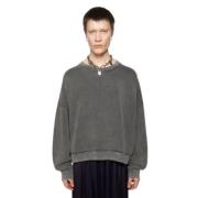 Acne Studios Svart Crew Neck Sweater Unisex Gray, Herr