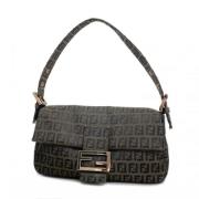 Fendi Vintage Pre-owned Canvas fendi-vskor Black, Dam