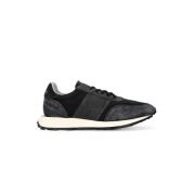 Philippe Model Nylon sneakers med mockadetaljer Black, Herr