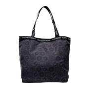 Gattinoni Elegant Nylon Shopper Väska Black, Dam