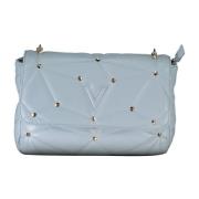 Valentino by Mario Valentino Blå Crossbody Väska med Dragkedja Blue, D...