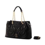 Ermanno Scervino Elegant Toteväska Sveva Black, Dam