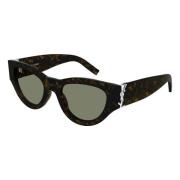 Saint Laurent Stiliga solglasögon SL M94 Svart Black, Dam