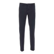 Briglia Marinblå Slim Fit Chinos Blue, Herr