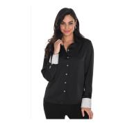 Frank Lyman Elegant Svart Blus 244602U Black, Dam