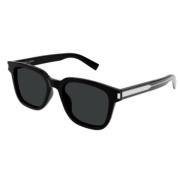 Saint Laurent Snygg Läder Axelväska Black, Unisex