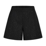 RUE de Femme Svarta elastiska midjeshorts trosor Black, Dam