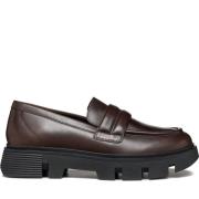 Geox Chunky Loafers D Vilde Brown, Dam