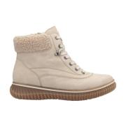 Rieker Beige Casual Ankelboots för kvinnor Beige, Dam