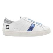 D.a.t.e. Vit Blå Låg Kalv Sneakers White, Dam