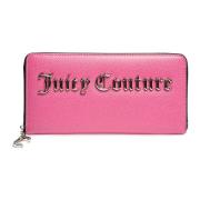 Juicy Couture Jasmine L Zip Wallet Pink, Dam