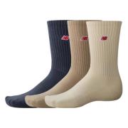 New Balance Patch Logo Crew Pack 3 Socks Multicolor, Unisex