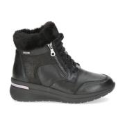 Caprice Svarta Avslappnade Stängda Booties Dam Ankelboots Black, Dam