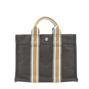 Hermès Vintage Pre-owned Canvas handvskor Black, Dam