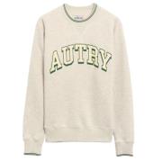 Autry Jersey Sweatshirt med Stripe Trim Beige, Dam