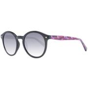 Ted Baker Svarta Kvinnor Solglasögon Rund Gradient Black, Unisex