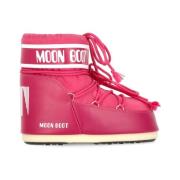 Moon Boot Fuchsia Vattentäta Ankelboots med Dragsko Pink, Dam