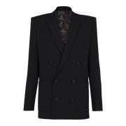 Balmain Grain de poudre blazer Black, Herr