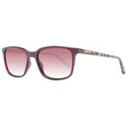 Ted Baker Burgundy Herrsolglasögon Gradient Linser Multicolor, Unisex