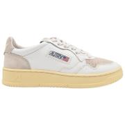 Autry Sneakers i Mocka/Läder Vit/Sand White, Dam