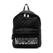 Moschino Stilren Ryggsäck för Dagligt Bruk Black, Dam