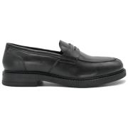 CafèNoir Stiliga Moccasins i Svart Black, Herr