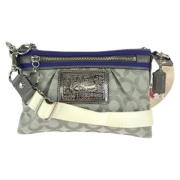 Coach Pre-owned Pre-owned Canvas crossbodyvskor Gray, Dam