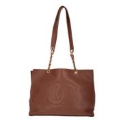 Chanel Vintage Pre-owned Laeder chanel-vskor Brown, Dam