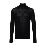 Tom Ford Midnight Blue Cashmere Blend Sweater Blue, Herr