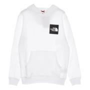 The North Face Vit Fin Hoodie Långärmad Sweatshirt White, Herr