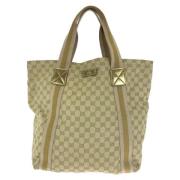 Gucci Vintage Pre-owned Canvas gucci-vskor Beige, Dam