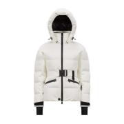 Moncler Vit Skidjacka med Tekniska Funktioner White, Dam