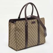 Gucci Vintage Pre-owned Canvas totevskor Beige, Herr