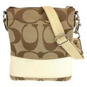 Coach Pre-owned Pre-owned Canvas axelremsvskor Beige, Dam