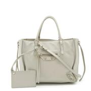 Balenciaga Vintage Pre-owned Laeder balenciaga-vskor Gray, Dam