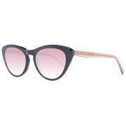 Ted Baker Svarta Cat Eye Solglasögon med Rosa Linser Pink, Dam