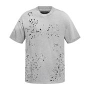 Amiri T-shirt med vintageeffekt Gray, Herr