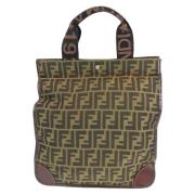 Fendi Vintage Pre-owned Canvas fendi-vskor Brown, Dam