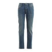 Emporio Armani Denim Slim Fit Stretch Jeans Blue, Herr