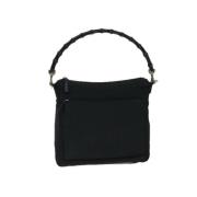 Gucci Vintage Pre-owned Nylon handvskor Black, Dam