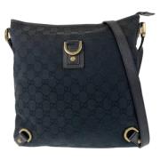 Gucci Vintage Pre-owned Canvas crossbodyvskor Black, Dam