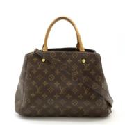 Louis Vuitton Vintage Pre-owned Canvas louis-vuitton-vskor Brown, Dam