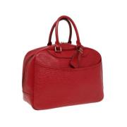 Louis Vuitton Vintage Pre-owned Canvas handvskor Red, Dam