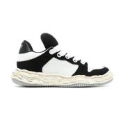 Maison Margiela Svarta Sneakers med Färgblockdesign Black, Herr