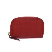 Gucci Vintage Pre-owned Canvas plnbcker Red, Dam