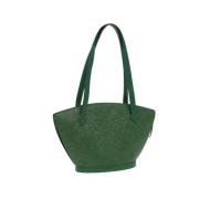 Louis Vuitton Vintage Pre-owned Tyg louis-vuitton-vskor Green, Dam